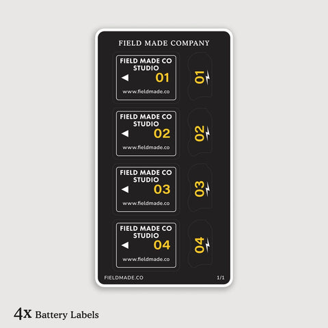 Étiquettes personnalisables pour batteries Nikon EN-EL15
