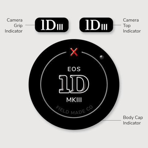 Indicateur caméra pour Canon EF - Lustré