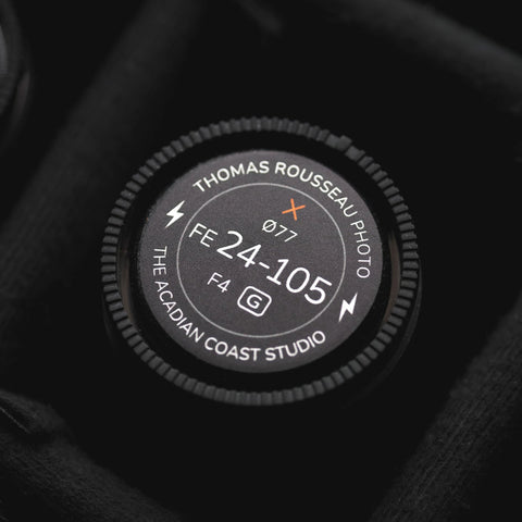 Indicateurs personnalisables pour objectifs Sony FE et E
