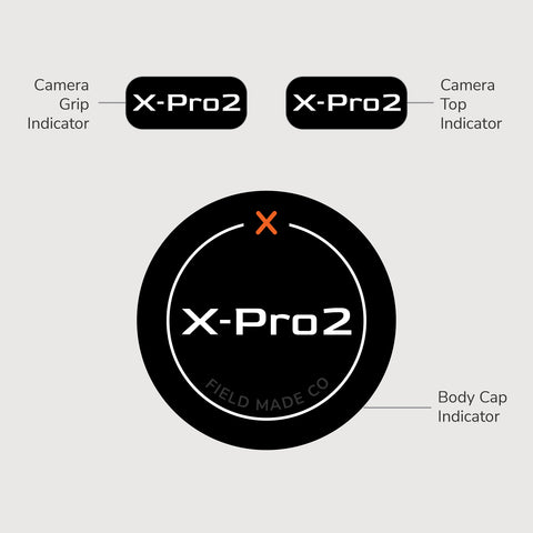 Autocollant identifiant pour caméra Fujifilm XF - Classique
