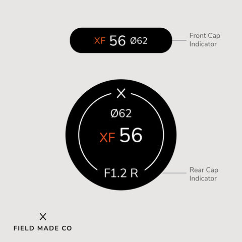 Indicateur d'objectif pour Fujifilm XF