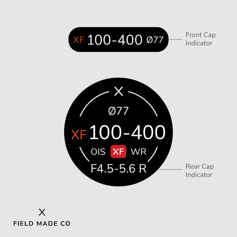 Indicateur d'objectif pour Fujifilm XF