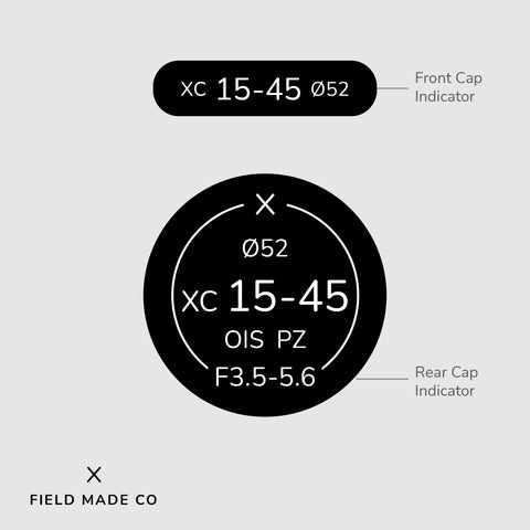 Indicateur d'objectif pour Fujifilm XF