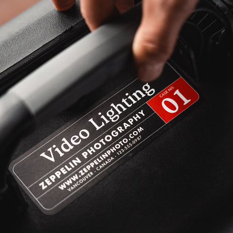 Customizable Gear Case ID Labels