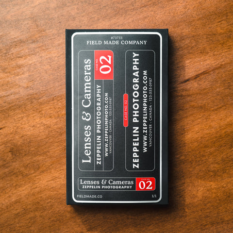 Customizable Gear Case ID Labels