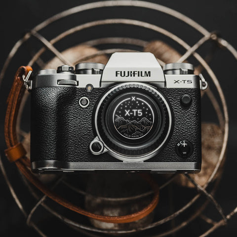 Camera Indicator for Fujifilm XF - Silver Foil