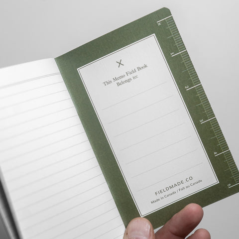 Pocket Memo Field Book - Yellow