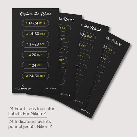 Lens Indicator Pack for Nikon Z