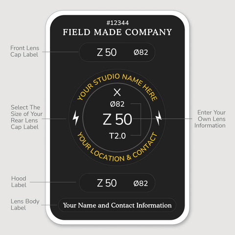 Fully Customizable Lens Indicators - For Any Lens