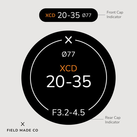 Indicateur d'objectif pour Fujifilm GFX Cinéma