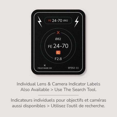 Lens Indicator Pack for Sony FE