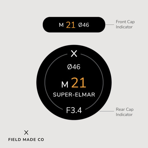 Indicateur d'objectif pour Leica M