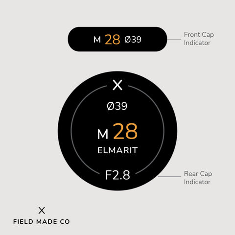 Indicateur d'objectif pour Leica M