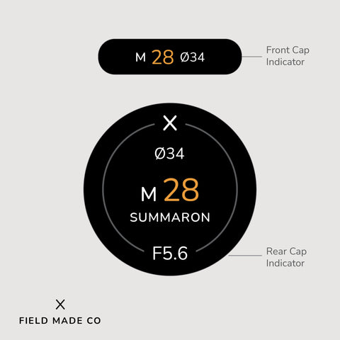 Indicateur d'objectif pour Leica M