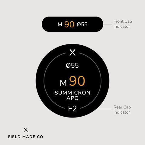 Indicateur d'objectif pour Leica M