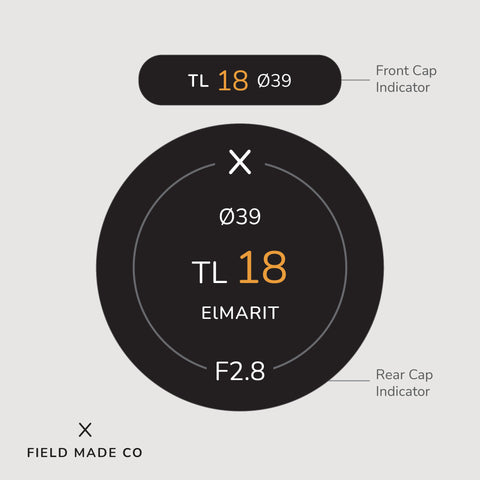 Indicateur d'objectif pour Leica TL