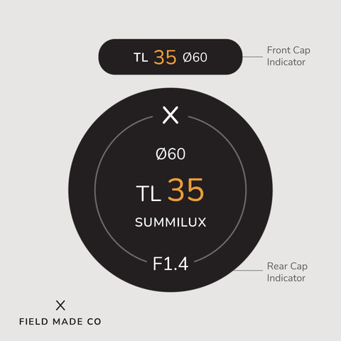 Indicateur d'objectif pour Leica TL
