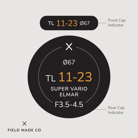 Indicateur d'objectif pour Leica TL