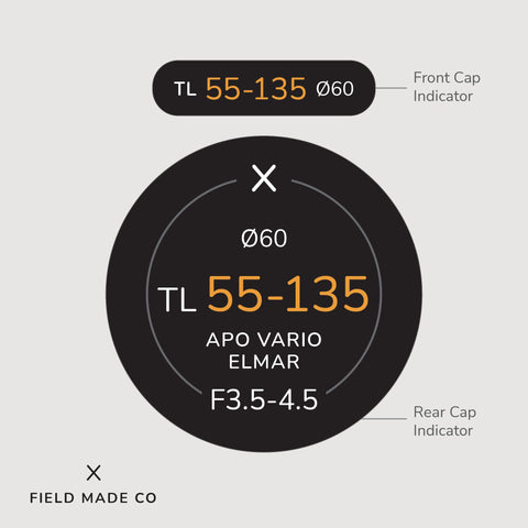 Indicateur d'objectif pour Leica TL