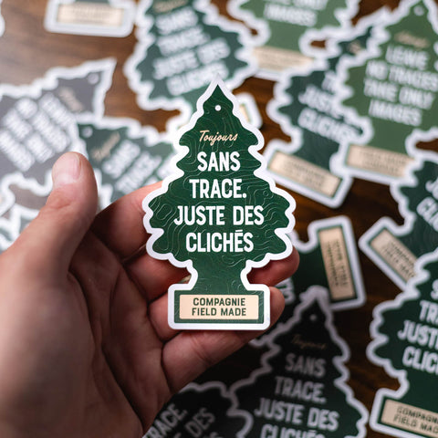 Autocollant Sapin Royal
