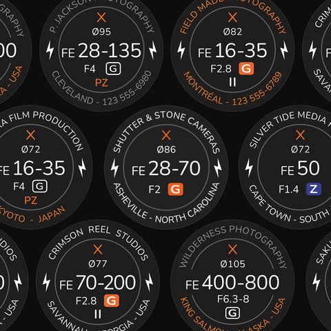 Indicateurs personnalisables pour objectifs Sony FE et E