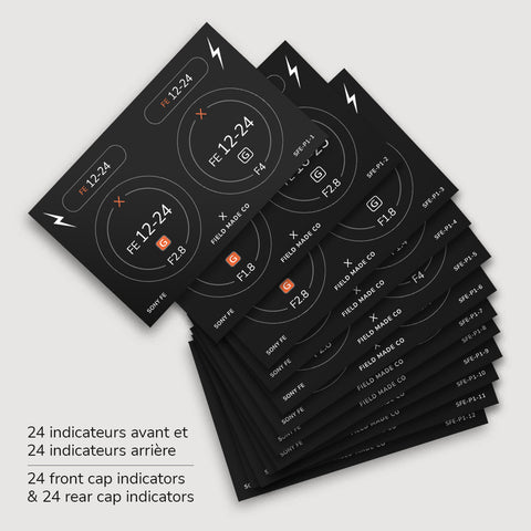Pack d'indicateurs pour Sony FE