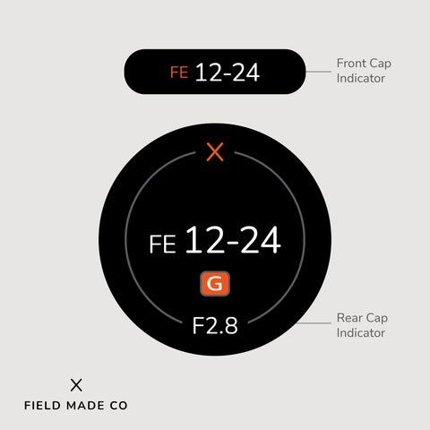 Indicateur d'objectif pour Sony FE