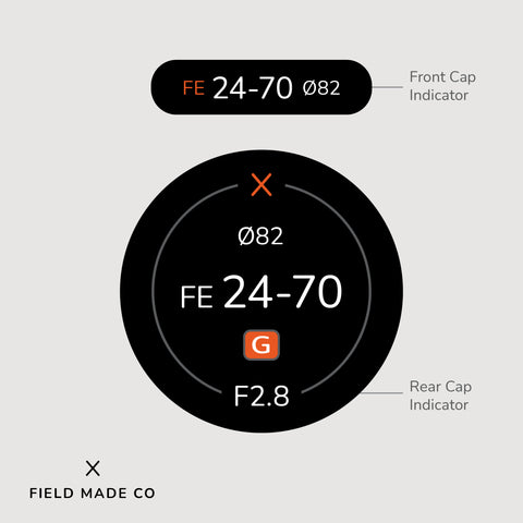 Indicateur d'objectif pour Sony FE