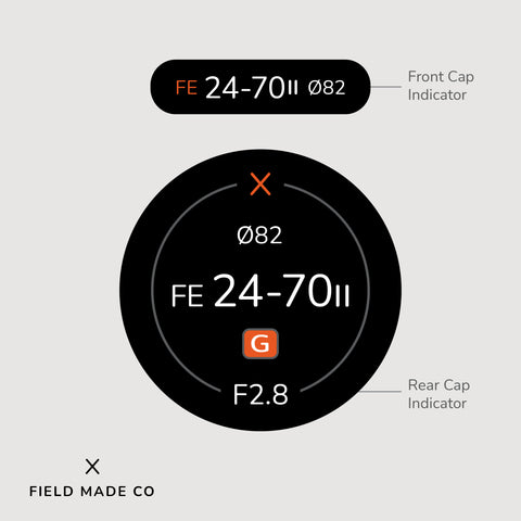 Indicateur d'objectif pour Sony FE