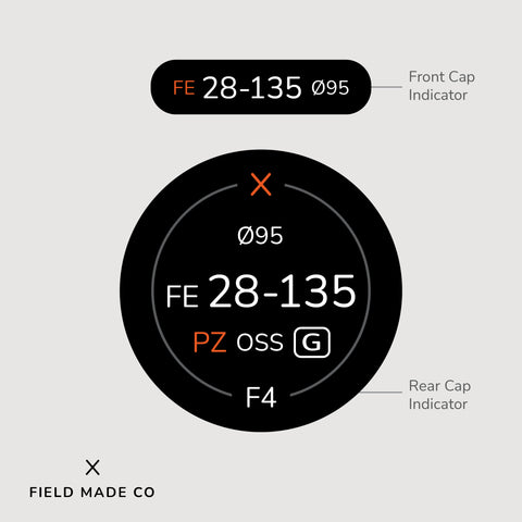 Indicateur d'objectif pour Sony FE