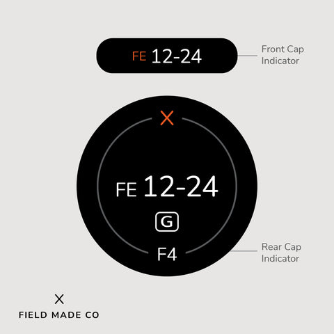 Indicateur d'objectif pour Sony FE