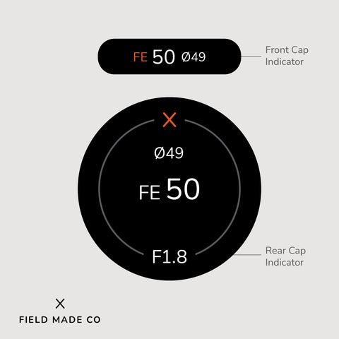 Indicateur d'objectif pour Sony FE