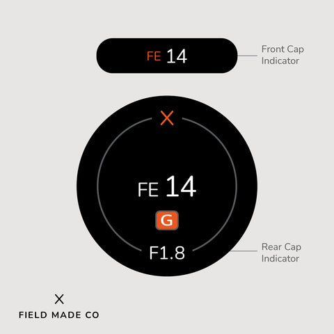 Indicateur d'objectif pour Sony FE