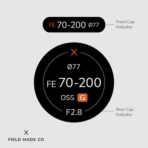 Indicateur d'objectif pour Sony FE