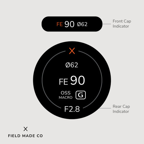 Indicateur d'objectif pour Sony FE