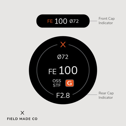 Indicateur d'objectif pour Sony FE