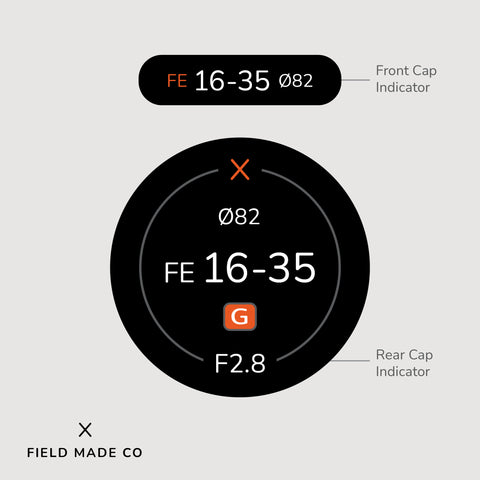 Indicateur d'objectif pour Sony FE