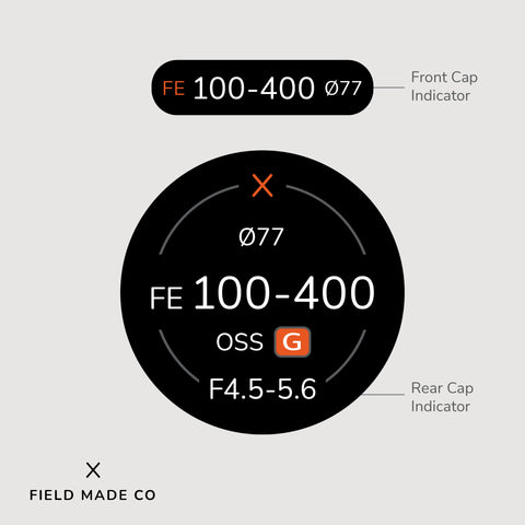 Indicateur d'objectif pour Sony FE