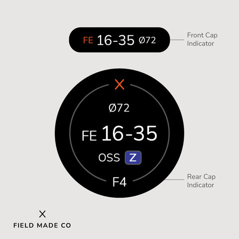 Indicateur d'objectif pour Sony FE