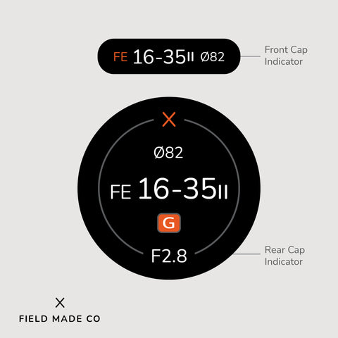 Indicateur d'objectif pour Sony FE