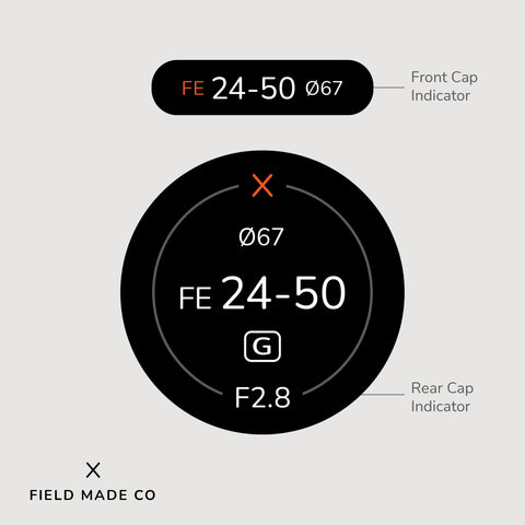 Indicateur d'objectif pour Sony FE