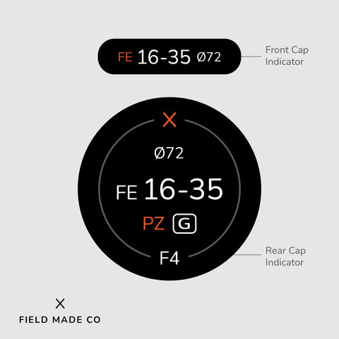 Indicateur d'objectif pour Sony FE