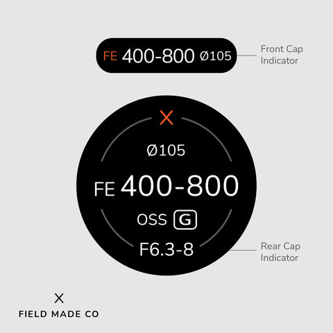 Indicateur d'objectif pour Sony FE