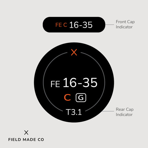 Indicateur d'objectif pour Sony FE