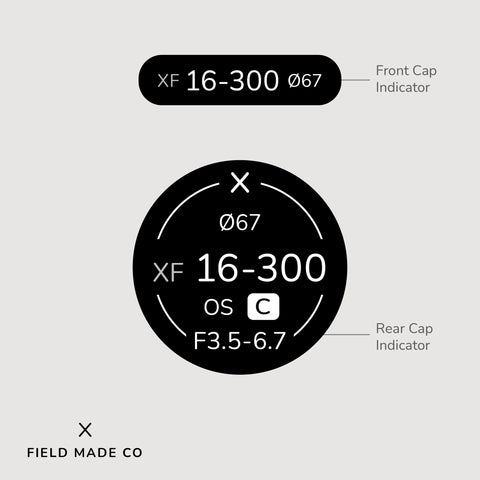 Indicateur d'objectif pour Sigma - Fujifilm XF