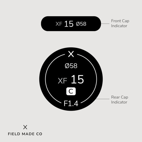 Indicateur d'objectif pour Sigma - Fujifilm XF