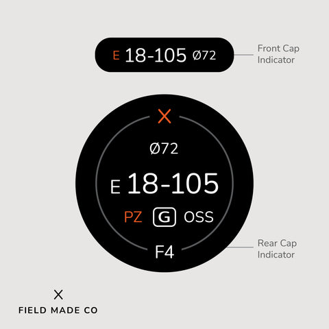 Lens Indicator for Sony E APS-C