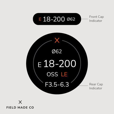 Lens Indicator for Sony E APS-C
