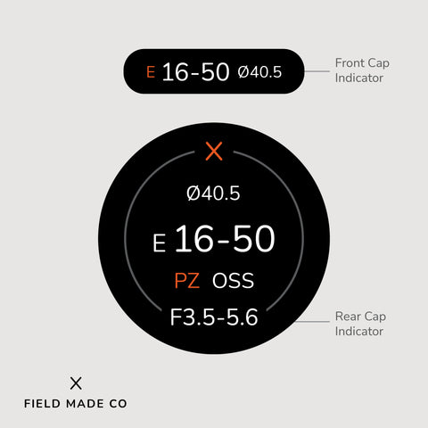 Lens Indicator for Sony E APS-C