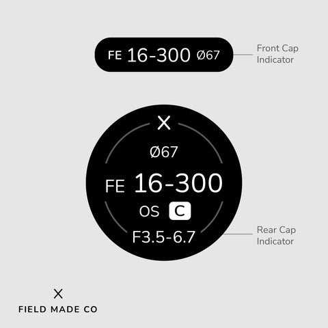 Indicateur d'objectif pour Sigma - Sony E